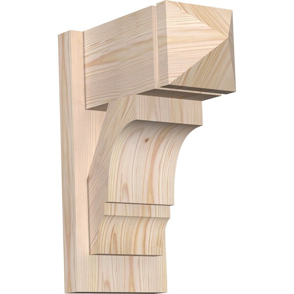 Ekena Millwork Balboa Arts & Crafts Smooth Outlooker, Douglas Fir, 7 1/2"W x 14"D x 18"H OUT08X14X18BOA03SDF - main